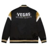 Vegas Golden Knights Cooperstown Heavyweight Black Satin Varsity Jacket - Image 2