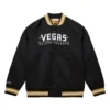 Vegas Golden Knights Lightweight Raglan Current Logo Black Varsity Jacket