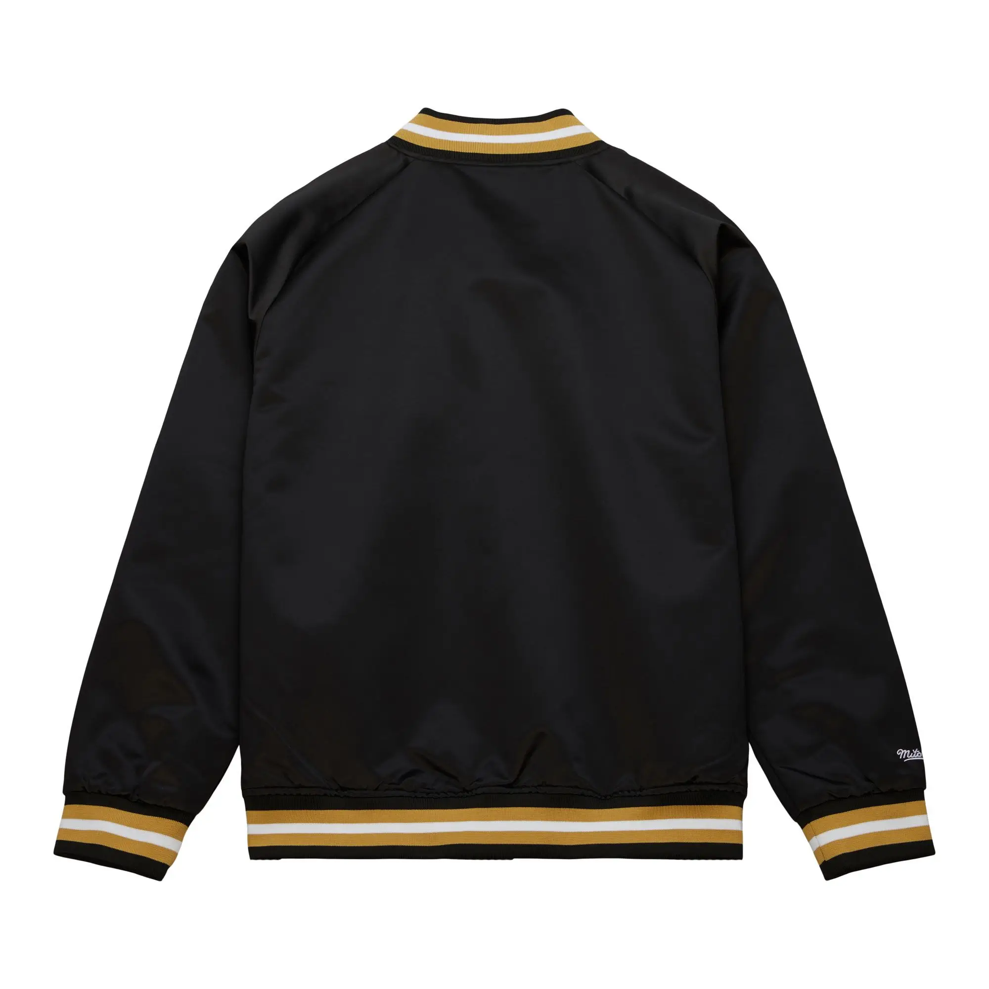 Vegas Golden Knights Lightweight Raglan Current Logo Black Varsity Jacket - Image 2