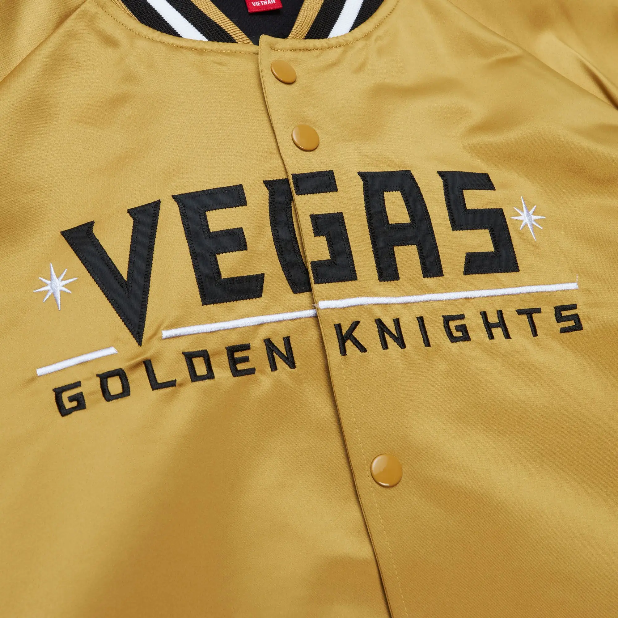 Vegas Golden Knights Lightweight Raglan Current Logo Varsity Jacket - Image 3