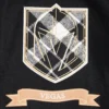 Vegas Golden Knights Pro Prep Black Wool & Leather Varsity Jacket - Image 6