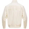 Vegas Golden Knights Pro Standard Neutral Twill Full-Zip Satin Varsity Jacket - Image 2