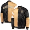Vegas Golden Knights Starter The Leader Full-Snap Satin Varsity Jacket - Image 3