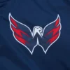 Washington Capitals Cooperstown Heavyweight Blue Varsity Jacket - Image 3