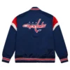 Alternative view of Washington Capitals Cooperstown Heavyweight Blue Varsity Jacket