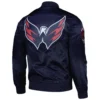 Alternative view of Washington Capitals Classic Satin Varsity Jacket