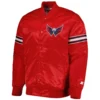 Washington Capitals Pick And Roll Satin Varsity Jacket