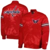 Washington Capitals Pick And Roll Satin Varsity Jacket - Image 4