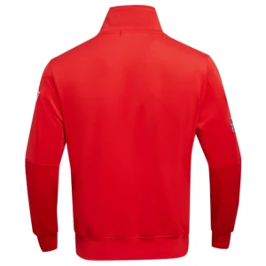Alternative view of Washington Nationals Pro Standard Neutral Full-Zip Polyester Varsity Jacket
