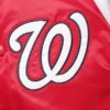 Washington Nationals Starter Reliever Full-Snap Satin Varsity Jacket - Image 3