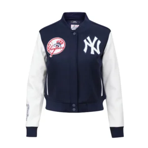New York Yankees Pro Standard Navy & White Varsity Jacket