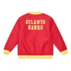 Team Legacy Womens Puffer Jacket Atlanta Hawks - Image 2
