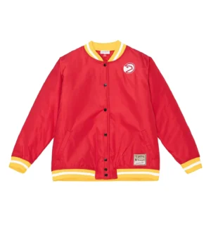 Team Legacy Womens Puffer Jacket Atlanta Hawks