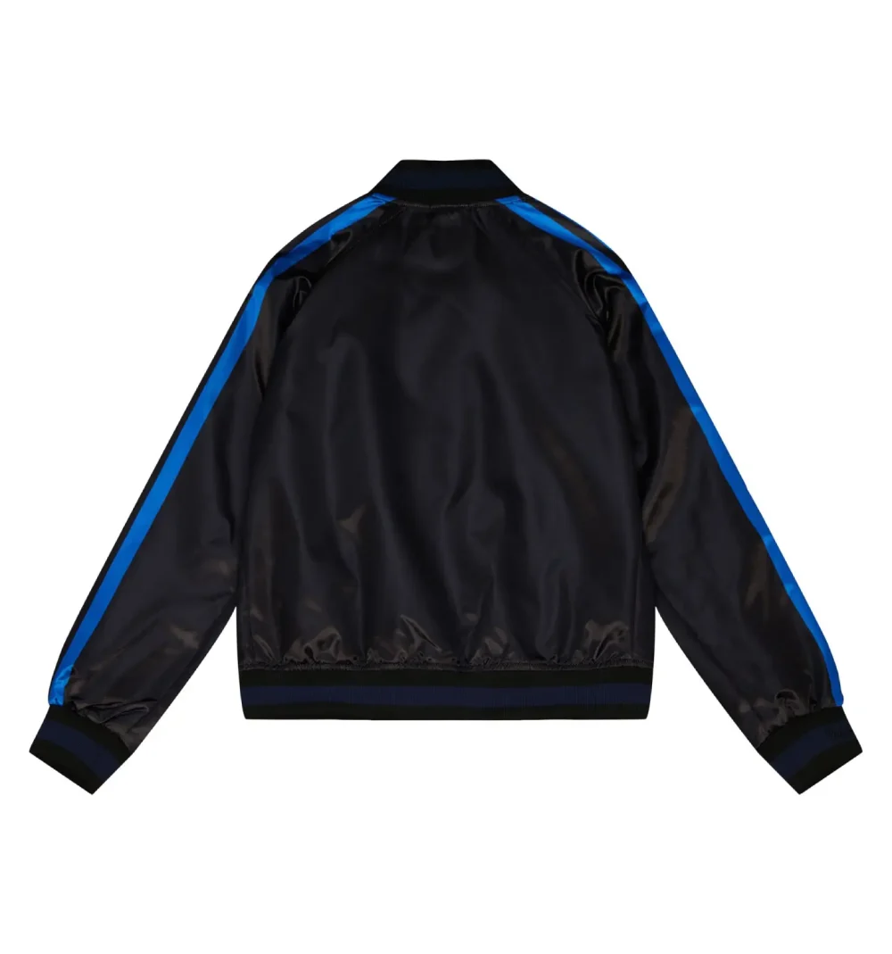 Alternative view of Chicago Cubs Raglan Cooperstown Heavyweight Full-Snap Satin Varsity Jacket