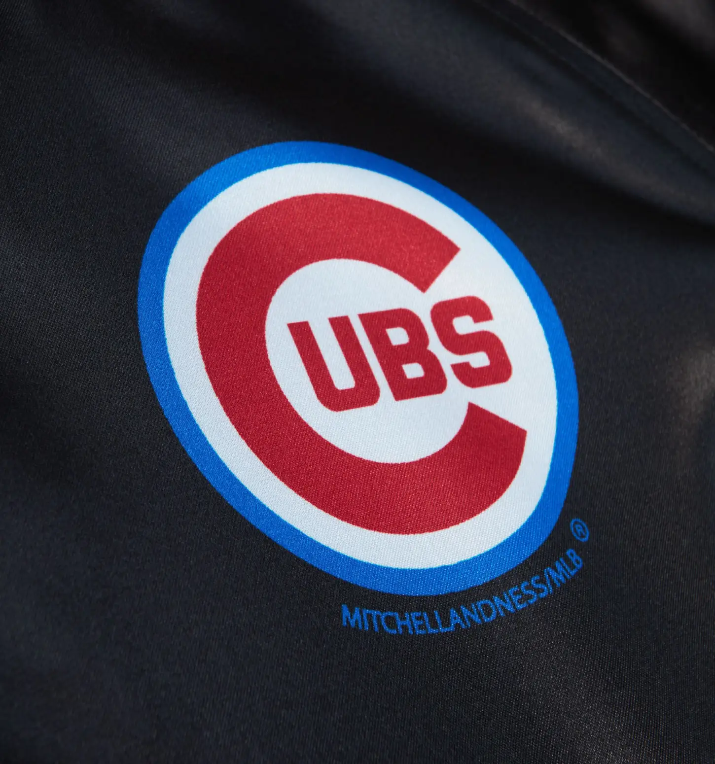 Chicago Cubs Raglan Cooperstown Heavyweight Full-Snap Satin Varsity Jacket - Image 3