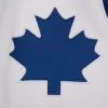 Women's Toronto Maple Leafs Retro Classic Wool & Leather Varsity Jacket - Image 7