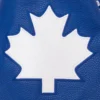 Women's Toronto Maple Leafs Retro Classic Wool & Leather Varsity Jacket - Image 6