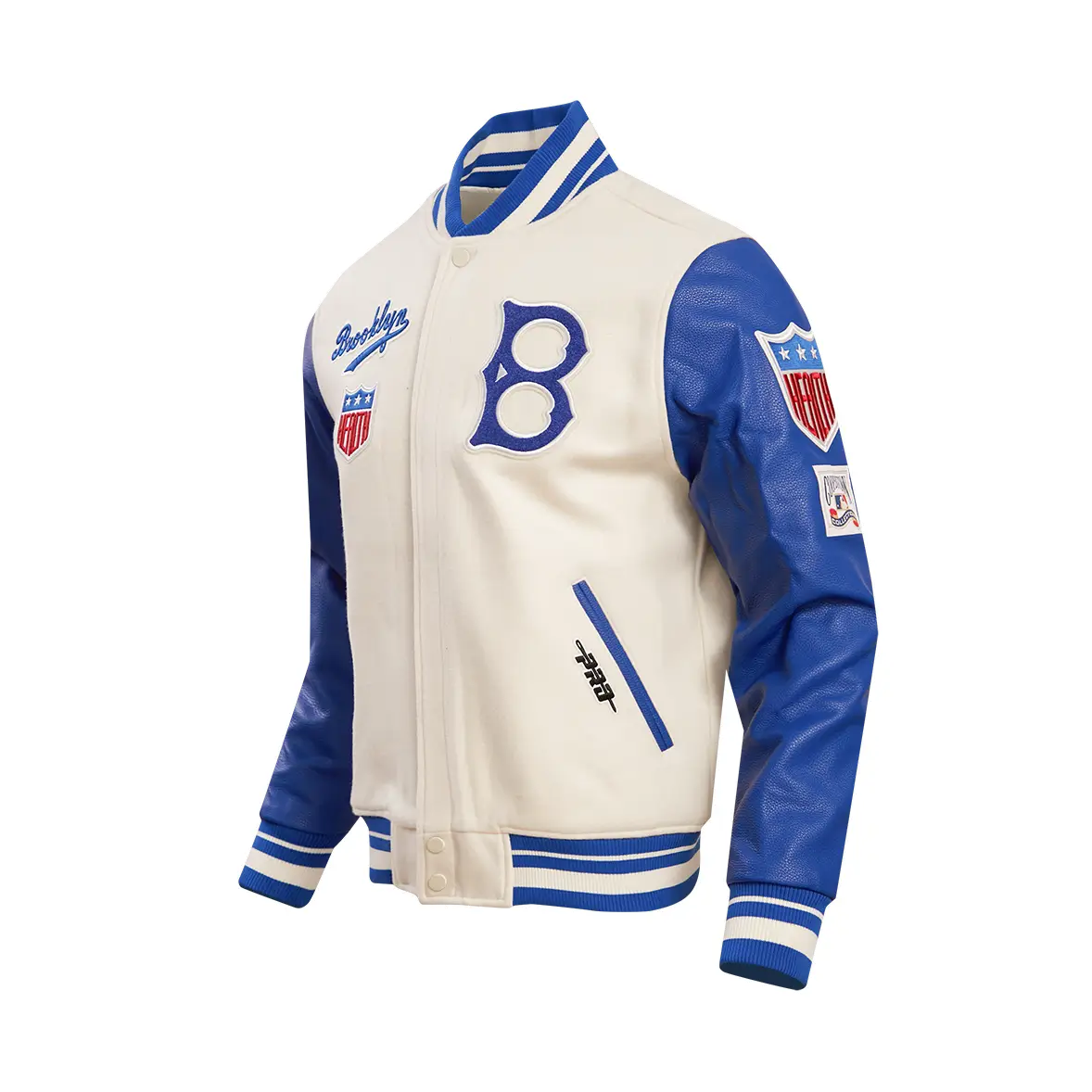 Brooklyn Dodgers Retro Classic Men´s Rib Wool Varsity Jacket - Image 3