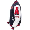 Atlanta Braves Mashup Wool & Leather Varsity Jacket - Image 4