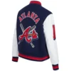 Atlanta Braves Mashup Women's Rib knitted Wool & Leather Varsity Jacket - Image 4