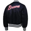 Atlanta Braves MA-1 Full-Zip Bomber Varsity Jacket - Image 3