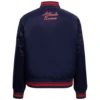 Atlanta Braves Pro Standard Big Logo Women's Full-Snap Satin Varsity Jacket - Image 2