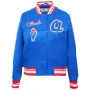 Atlanta Braves Women's Retro Classic Satin Varsity Jacket
