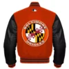 Baltimore Orioles Letterman Baseball Team Players Wool & Leather Varsity Jacket - Image 2