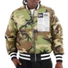 Baltimore Orioles MA-1 Full-Zip Bomber Varsity Reversible Jacket - Image 3