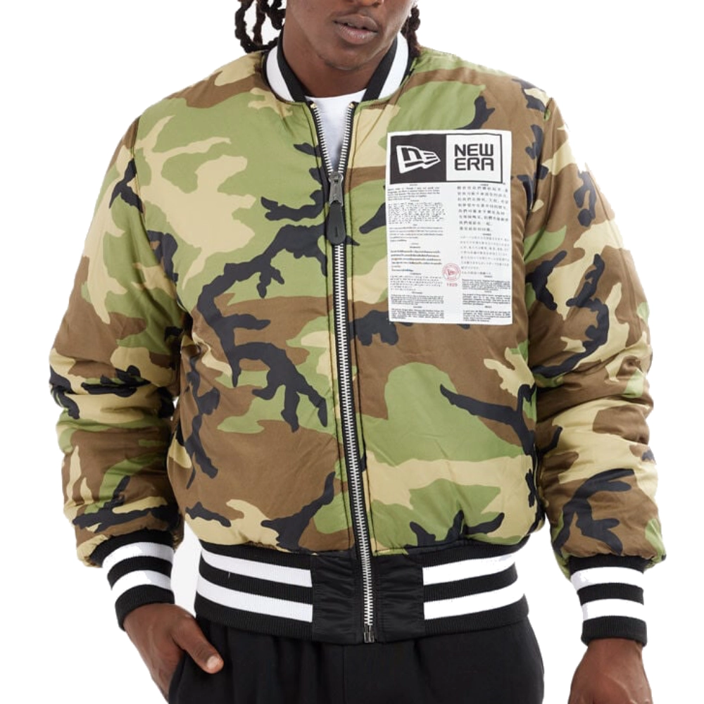 Baltimore Orioles MA-1 Full-Zip Bomber Varsity Reversible Jacket - Image 3