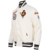 Baltimore Orioles Men's Pro Standard Classic Rib Satin Varsity Jacket - Image 3
