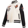 Baltimore Orioles Women's Retro Classic Wool & Leather Varsity Jacket - Image 3