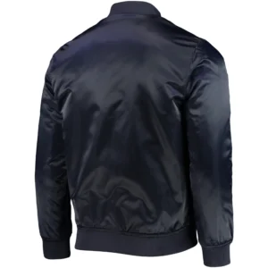 Alternative view of Boston Red Sox Pro Standard Wordmark Full-Snap Satin Varsity Jacket