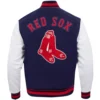 Boston Red Sox Retro Classic Wool & Leather Varsity Jacket - Image 2