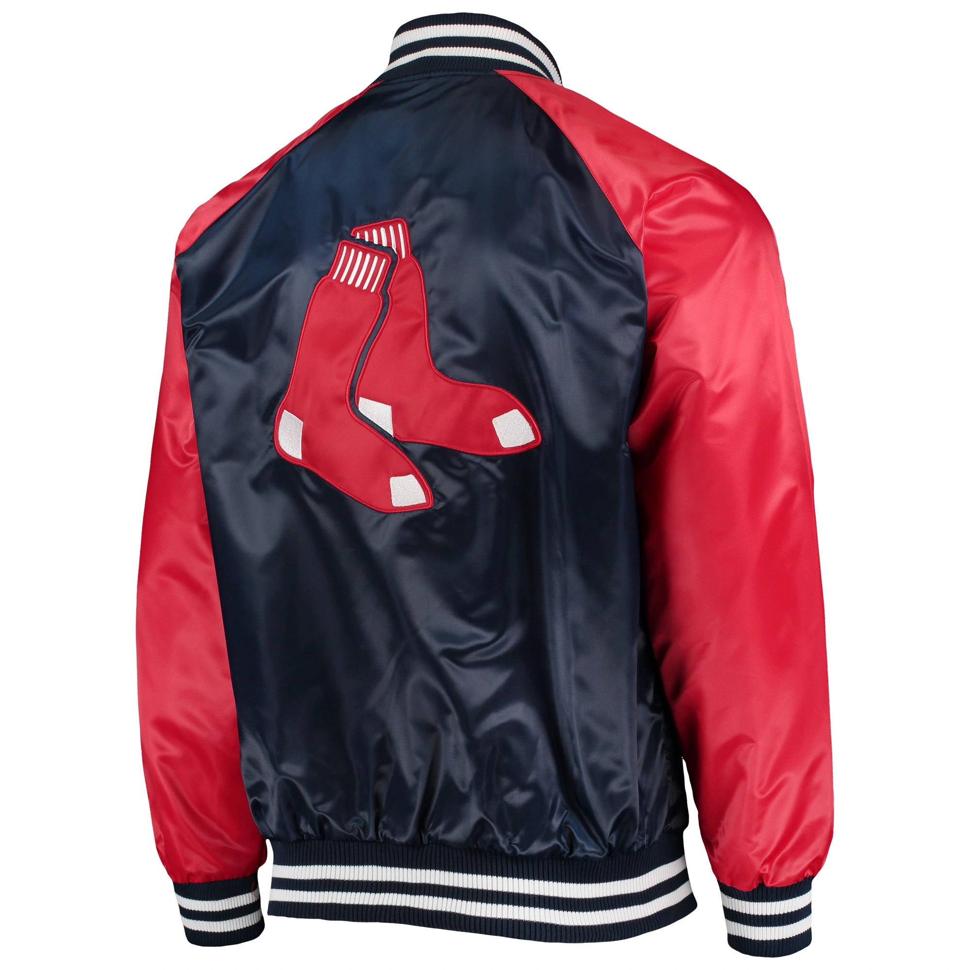 Boston Red Sox Starter The Lead Off Hitter Full-Snap Satin Varsity Jacket - Image 2