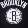 Brooklyn Nets Retro Classic Rib Black Wool & Leather Varsity Jacket - Image 6