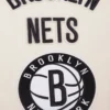Brooklyn Nets Retro Classic Rib Wool & Leather Varsity Jacket - Image 5