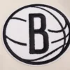 Brooklyn Nets Retro Classic Rib Wool & Leather Varsity Jacket - Image 7