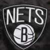 Brooklyn Nets Starter Black The Diamond Classic Full-Snap Satin Varsity Jacket - Image 3