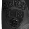 Brooklyn Nets Triple Black Varsity Jacket - Image 7