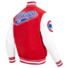 Chicago Cubs Baseball Retro Classic Wool & Leather Varsity Jacket - Image 4