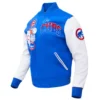 Chicago Cubs Hometown Wool & Leather Varsity Jacket - Image 3