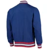Alternative view of Chicago Cubs Starter The Jet III Full-Snap Satin Varsity Jacket