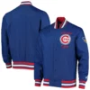 Chicago Cubs Starter The Jet III Full-Snap Satin Varsity Jacket - Image 3