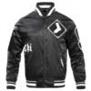 Chicago White Sox Pro Standard Classic Rib Knitted Satin Varsity Jacket