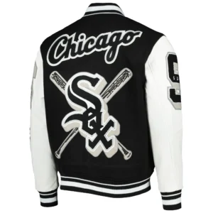 Alternative view of Chicago White Sox Pro Standard MashUp Logo Varsity Jacket