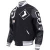 Chicago White Sox Pro Standard Mashup Black Wool & Leather Varsity Jacket - Image 4
