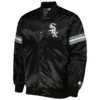 Chicago White Sox The Power Forward Full-Snap Satin Varsity Jacket