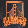 San Francisco Giants Roses Black Satin Varsity Jacket - Image 6