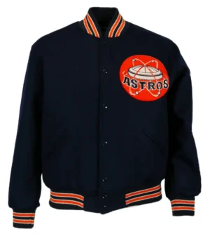 Houston Astros 1965 Authentic Navy Wool Varsity Jacket